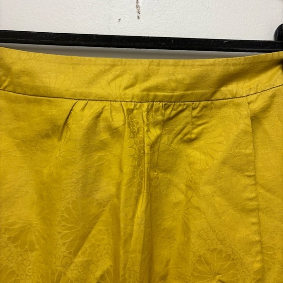 Edme & Esyllte Anthropologie Jacquard Floral Tulip Skirt - Picture 4 of 12